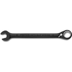 Proto Black Chrome Combination Reversible Ratcheting Wrench 12 mm - Spline - Industrial Tool & Supply
