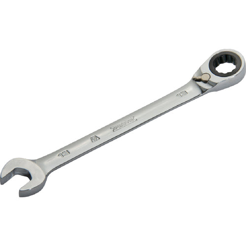 ‎Proto Full Polish Combination Reversible Ratcheting Wrench 8 mm - 12 Point - Industrial Tool & Supply