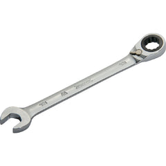 ‎Proto Full Polish Combination Reversible Ratcheting Wrench 8 mm - 12 Point - Industrial Tool & Supply