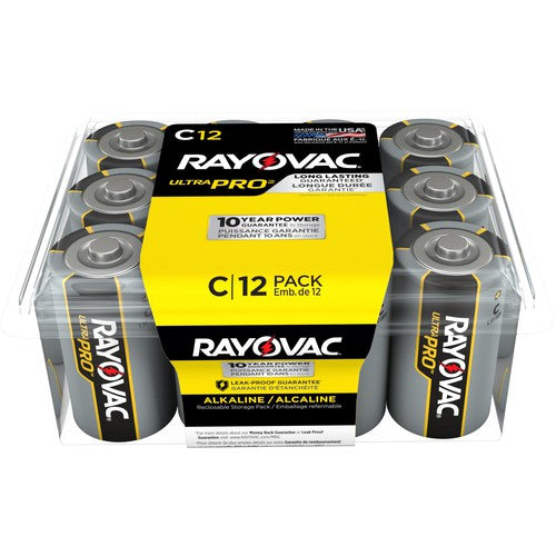 C Size Ultrapro Alkaline Batt-12Pk - Industrial Tool & Supply