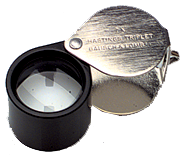 #816168 - 7X Power - 19.8mm Round - Hastings Triplet Folding Magnifier - Industrial Tool & Supply