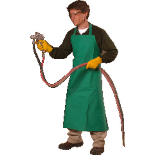 Heavy-Duty Work Apron - PVC Polyester Blended Material - Industrial Tool & Supply