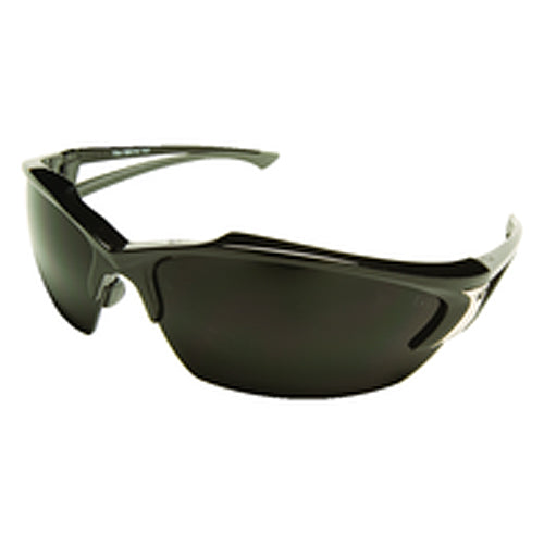 Smoke Lens - Fog & Scratch Resistant -Black Frame - Industrial Tool & Supply