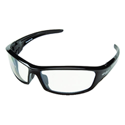 Anti-Reflective Clear Lens - Flexible Nylon Black Frame - Industrial Tool & Supply