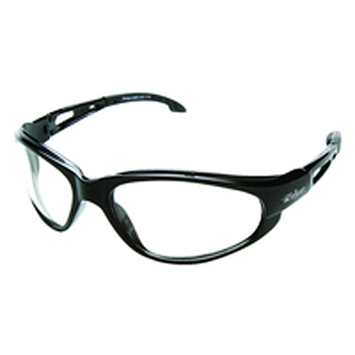 Clear Vapor Shield Lens - Anti-Fog - Black Frame - Industrial Tool & Supply