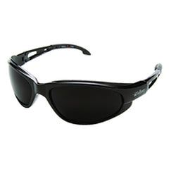 Smoke Lens - Fog & Scratch Resistant - Flex Nylon Black Frame - Industrial Tool & Supply