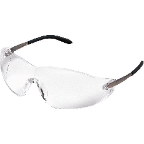 Safety Glasses - Clear Lens - Chrome Frame S21 - Industrial Tool & Supply