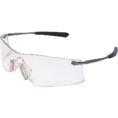 Safety Glasses - Clear - Anti-Fog Lens - Metal T4 Style - Industrial Tool & Supply