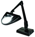 26" LED Magnifier 1.75X Desk Base W/ Floating Arm Hi-Lighter - Industrial Tool & Supply