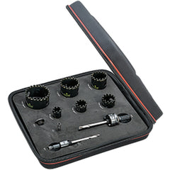 KCT06041-N Hole Saw Kit CT Electricians Kit W/ 6 Hole Saws & 4 Accessories - Industrial Tool & Supply