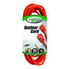 Extension Cord - 25' Medium Duty 1-Outlet (Outdoor Style) - Industrial Tool & Supply