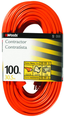 Extension Cord - 100' Extra HD 1-Outlet (Outdoor Style) - Industrial Tool & Supply