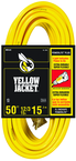 Yellow Jacket Extension Cord - 50' Extra Heavy Duty 1-Outlet (Powerlite) - Industrial Tool & Supply