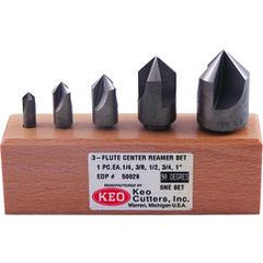 5 PC SET 100D 3FL CARB CSINK - Industrial Tool & Supply