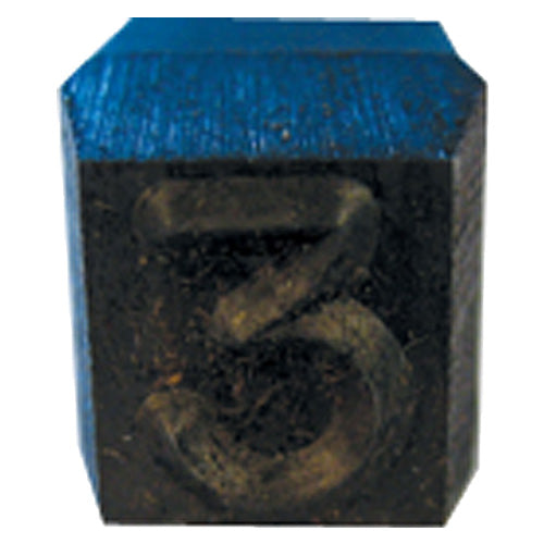 Individual Reversed Steel Stamp - 5/32″ Type Size (Letter A) - Industrial Tool & Supply