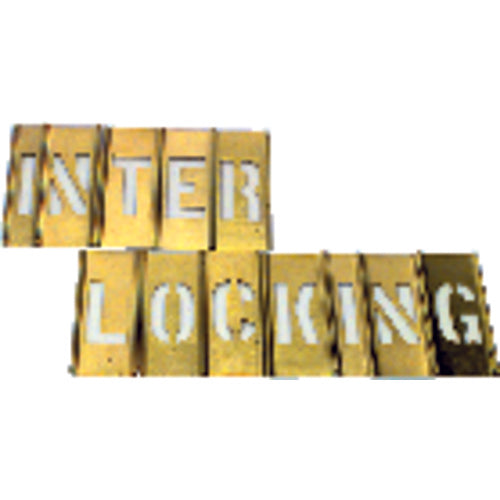 Stencil Set - 1/2″ Letters - Industrial Tool & Supply