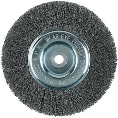 Brush - 8″ Wire Wheel Crimped - Exact Industrial Supply