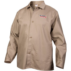 Jacket XXL - Flame Retardant Cloth Khaki - Exact Industrial Supply