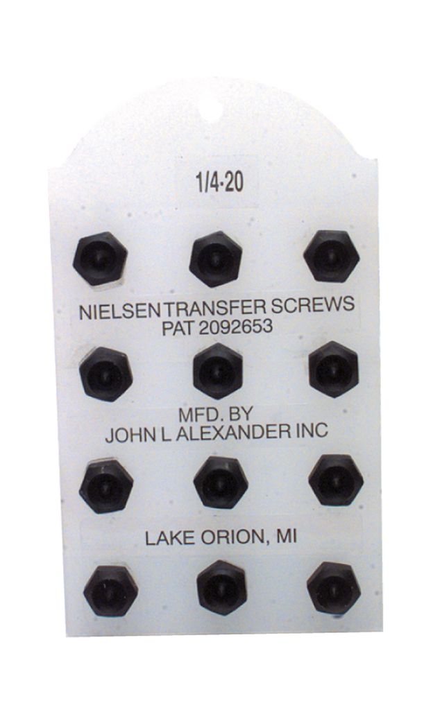 Nielsen Transfer Screw Set - 7/16 - 5/8 (Set of 12) - Industrial Tool & Supply