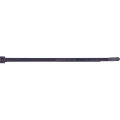 Cable Ties - Mini Series 18 - Black Nylon–6.4″ Length - Industrial Tool & Supply