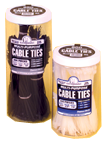 Cable Ties in a Jar - Black Nylon-4; 7.5; 11" Long - Industrial Tool & Supply