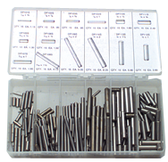 Dowel Pin Assortment - SS - 1/16 thru 1/4 Dia - Industrial Tool & Supply