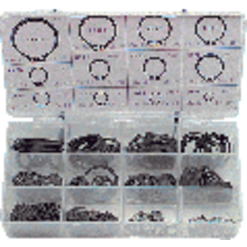 Snap Ring Assortment - 1/4″-1 1/4″ Diameter - Industrial Tool & Supply