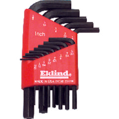 13 Pieces-0.050″-3/8″ Short Arm Style - Hex Key Set - Industrial Tool & Supply