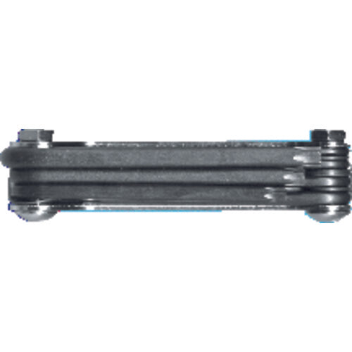 8 Pieces - Model 22572 - T6 - T20 - Fold-up Style-8 Key Torx Set - Industrial Tool & Supply