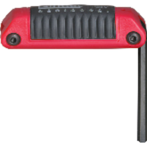 8 Pieces - Model 25581 - T8 - T40 - Fold-up Style-8 Key Torx Set - Industrial Tool & Supply