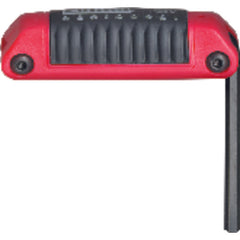 8 Pieces - Model 25581 - T8 - T40 - Fold-up Style-8 Key Torx Set - Industrial Tool & Supply