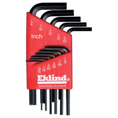 7 Pieces-1.5 mm-6 mm Long Arm Style - Ball End Hex Key Set - Industrial Tool & Supply