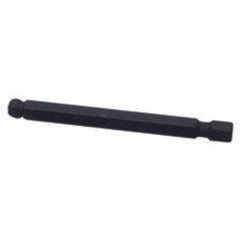 12 mm × 3″ Length - Balldriver Style - Hex Power Bit - Industrial Tool & Supply