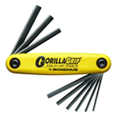 9 Pieces-5/64″-1/4″ Fold Up Hex Key Set - Industrial Tool & Supply