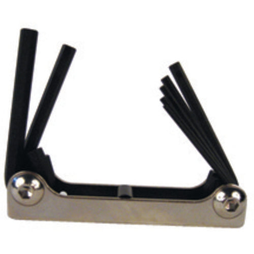 7 Pieces-1.5 mm-6 mm Fold Up Style - Hex Key Set - Industrial Tool & Supply