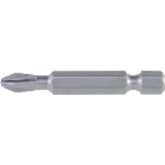 #1 × 6″ Length - Phillips Style - Hex Power Bit - Industrial Tool & Supply