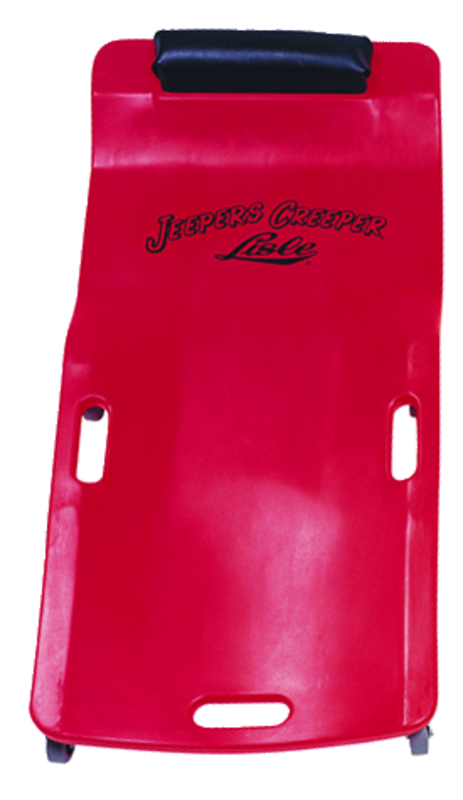 Low Profile Plastic Creeper - Body-fitting Design - Red - Industrial Tool & Supply