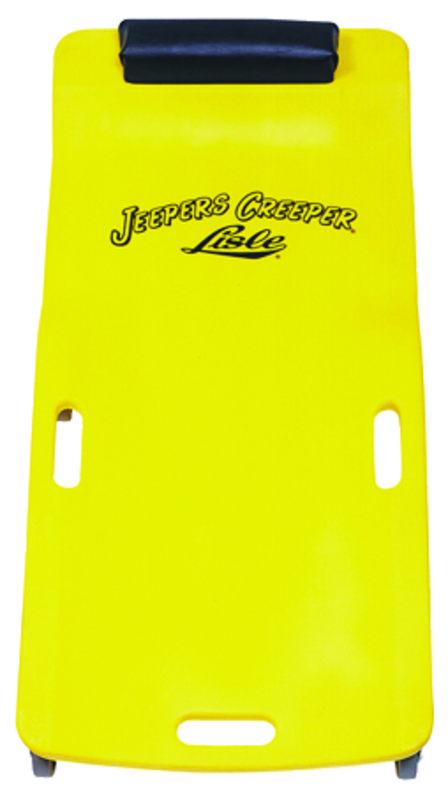 Low Profile Plastic Creeper - Body-fitting Design - Yellow - Industrial Tool & Supply