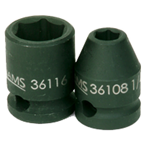 12 mm × 78.58 mm Overall Length-1/2″ Drive-6 Point - Metric Deep Impact Socket - Industrial Tool & Supply