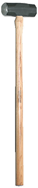 Sledge Hammer -- 10 lb; Hickory Handle; 2-1/2'' Head Diameter - Industrial Tool & Supply