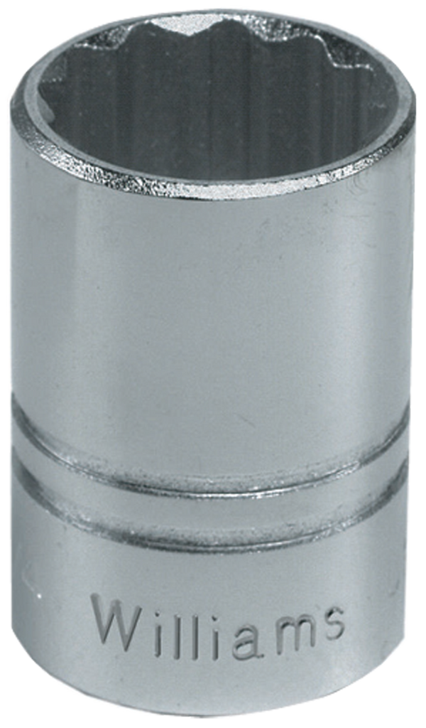 1-1/2" - 1/2" Drive - 12 Point - Standard Socket - Industrial Tool & Supply