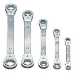 Snap-On/Williams (5 Piece) 25° Offset Straight Ratcheting Box Wrench Set - Industrial Tool & Supply