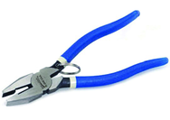 7" Electrician's Plier with Side Cutter- Cushion Grip Handle - Industrial Tool & Supply
