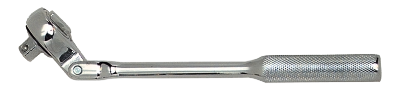 9-11/16" OAL - 3/8'' Drive - Flex Head - Reversible Ratchet - Knurled Handle - Industrial Tool & Supply