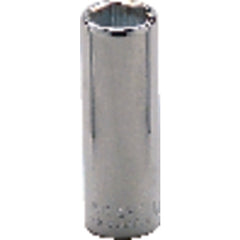 7 mm × 27.38 mm-3/8″ Drive-6 Point - Metric Standard Socket - Industrial Tool & Supply