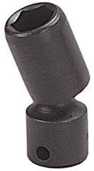 2-9/32" OAL - 11/16'' Drive - Swivel Impact Power Drive Socket - Industrial Tool & Supply