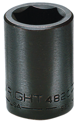 1-3/8 x 2-1/4" OAL - 3/4'' Drive - 6 Point - Standard Impact Socket - Industrial Tool & Supply