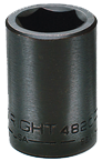 35mm x 57.15mm OAL - 3/4" Drive - 6 Point - Metric Impact Socket - Industrial Tool & Supply