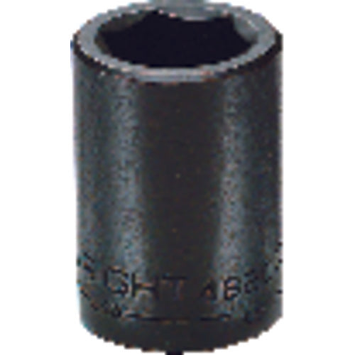 22 mm × 41.28 mm Overall Length-1/2″ Drive-6 Point - Metric Impact Socket - Industrial Tool & Supply