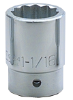 2-3/8 x 3-1/4" - 3/4" Drive - 12 Point - Standard Socket - Industrial Tool & Supply